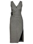Matchesfashion.com Altuzarra - Lazarus Prince Of Wales Checked Dress - Womens - Grey Multi