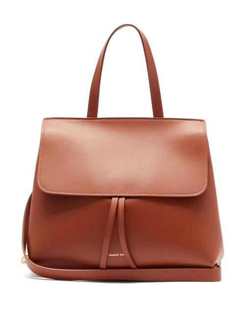 Matchesfashion.com Mansur Gavriel - Mini Lady Leather Cross Body Bag - Womens - Tan
