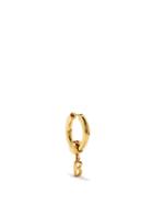 Balenciaga - B-logo Single Hoop Earring - Womens - Gold