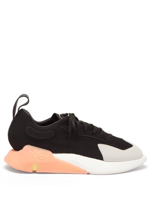 Matchesfashion.com Y-3 - Orisan Mesh Trainers - Mens - Black Multi