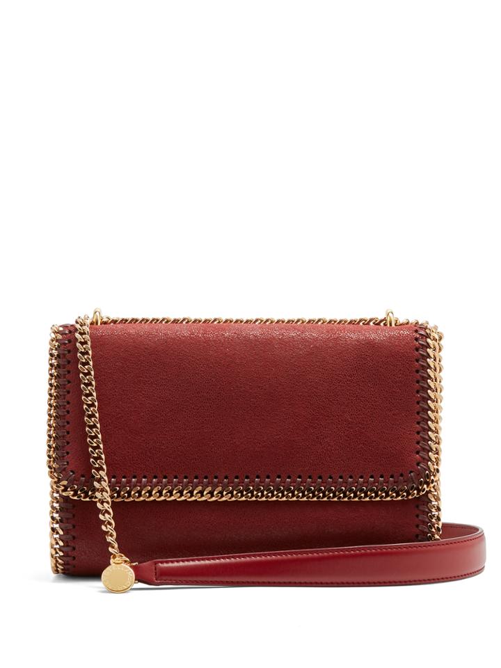 Stella Mccartney Falabella Mini Faux-suede Sliding Shoulder Bag