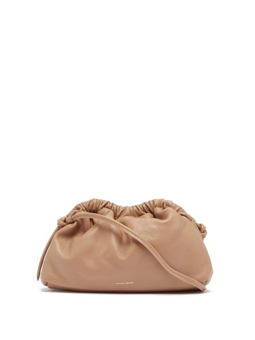 Matchesfashion.com Mansur Gavriel - Cloud Mini Leather Cross-body Bag - Womens - Beige