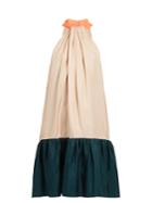 Roksanda Eliva Hatlerneck Silk-twill Dress