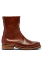 Our Legacy - Camion Leather Ankle Boots - Mens - Tan