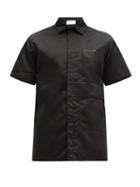 Matchesfashion.com 1017 Alyx 9sm - Edge Satin Shirt - Mens - Black