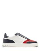 Valentino Lace Crew Leather Low-top Trainers