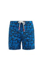 Matchesfashion.com Orlebar Brown - Standard Floral-print Swim Shorts - Mens - Blue Multi