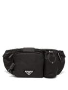 Matchesfashion.com Prada - Square Nylon Belt Bag - Mens - Black