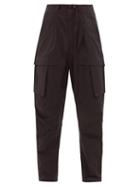 Matchesfashion.com Bottega Veneta - Cargo-pocket Cotton-blend Trousers - Mens - Black