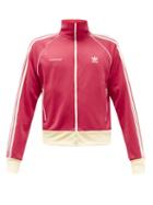 Matchesfashion.com Adidas X Wales Bonner - Three-stripe Jersey Track Jacket - Mens - Pink