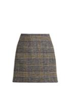 Alexachung Check Wool-blend Skirt