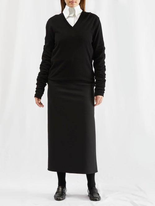 The Row - Pelayo V-neck Sweater - Womens - Black