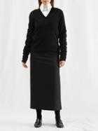 The Row - Pelayo V-neck Sweater - Womens - Black