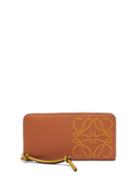 Matchesfashion.com Loewe - Anagram-perforated Leather Zip Wallet - Womens - Tan Multi