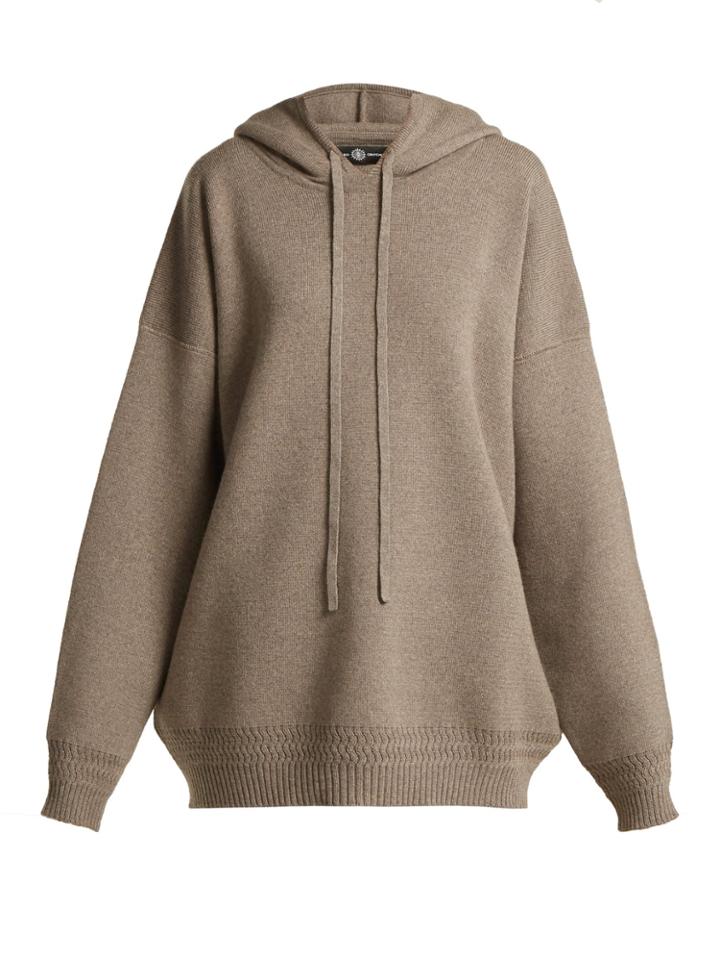 Edward Crutchley Oversized Hooded Wool Sweater