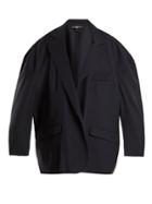 Edward Crutchley Oversized Notch-lapel Wool-blend Blazer