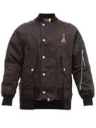 Matchesfashion.com 8 Moncler Palm Angels - Axl Down Filled Bomber Jacket - Mens - Black