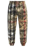 Matchesfashion.com Burberry - Tulio Camouflage-print Shell Trousers - Mens - Beige Multi