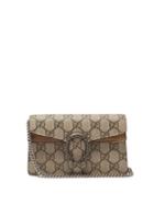 Gucci - Dionysus Super Mini Gg-canvas Cross-body Bag - Womens - Beige Multi