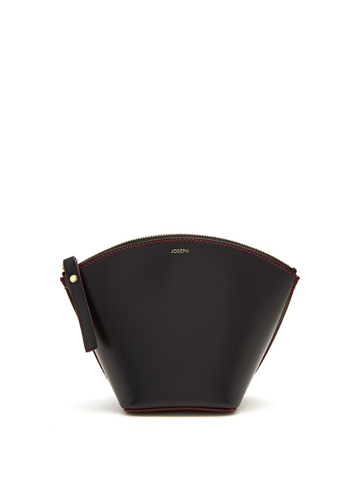 Joseph Leather Cosmetic Pouch