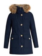Woolrich John Rich & Bros. Arctic Fur-trimmed Cotton-blend Canvas Parka