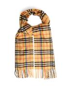 Burberry Classic Rainbow Vintage Check Cashmere Scarf