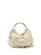 Ladies Bags Rosantica - Croissant Jungla Canvas Cross-body Bag - Womens - Beige