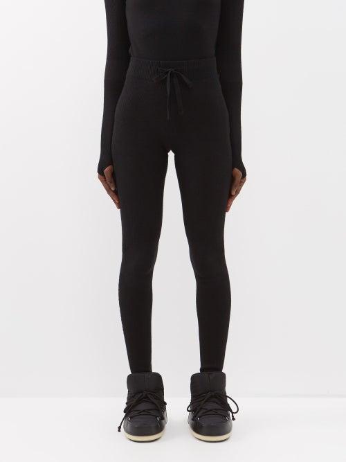 Holden - Airwarm Merino-blend Thermal Leggings - Womens - Black