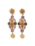 Dolce & Gabbana Gold-plated Embellished Earrings