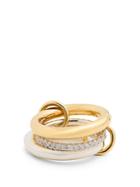 Spinelli Kilcollin Libra Diamond, Silver & Yellow-gold Ring