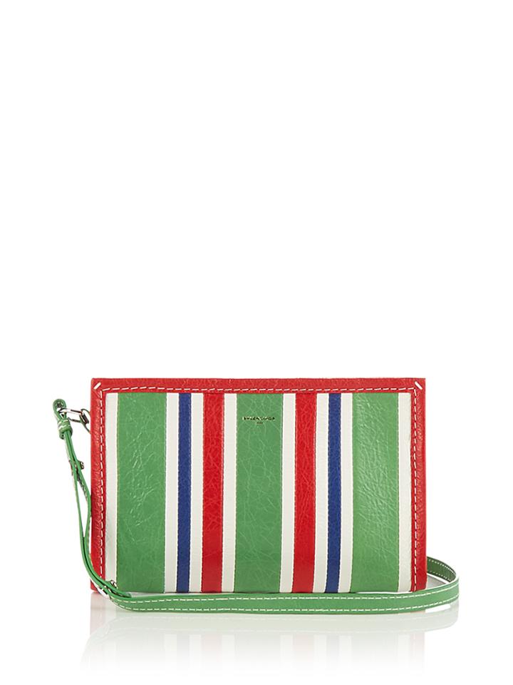 Balenciaga Bazar Grained-leather Cross-body Bag