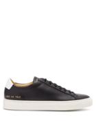 Matchesfashion.com Common Projects - Retro Low Top Leather Trainers - Womens - Black