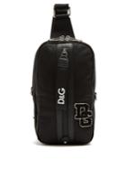 Dolce & Gabbana College Logo Patch One-strap Backpack