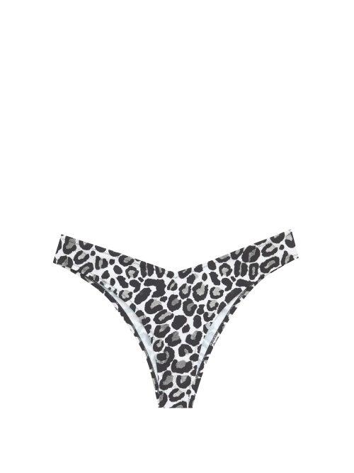 Ladies Beachwear Fisch - Toiny Leopard-print High-rise Bikini Briefs - Womens - Leopard