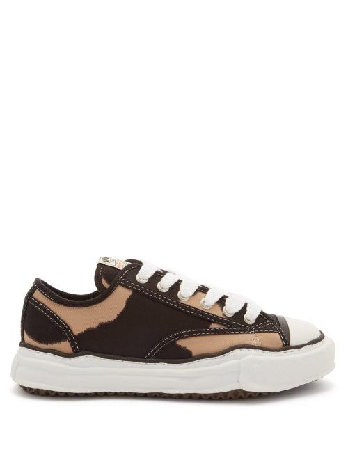 Matchesfashion.com Mihara Yasuhiro - Og Sole Cotton-canvas Trainers - Mens - Beige