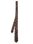 Valentino Camouflage And Striped-jacquard Silk Tie