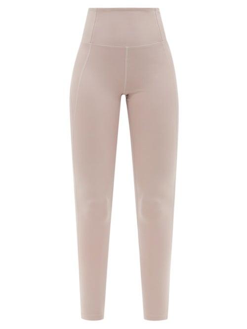 Ladies Activewear Girlfriend Collective - High-rise Compression Leggings - Womens - Light Brown