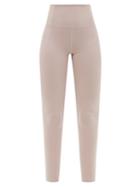 Ladies Activewear Girlfriend Collective - High-rise Compression Leggings - Womens - Light Brown