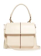 Matchesfashion.com Marni - Attach Striped Leather Bag - Womens - White