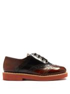 Miu Miu Lace-up Leather Brogues