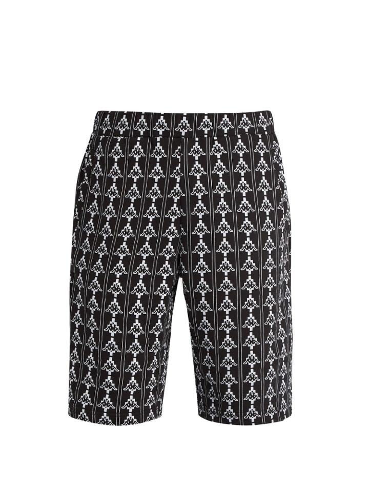 Marcelo Burlon Kappa Logo-print Cotton-blend Track Shorts