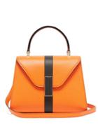 Matchesfashion.com Valextra - Iside Mini Grained Leather Bag - Womens - Orange