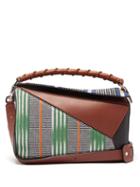 Matchesfashion.com Loewe Paula's Ibiza - Puzzle Leather Cross-body Bag - Womens - Tan Multi