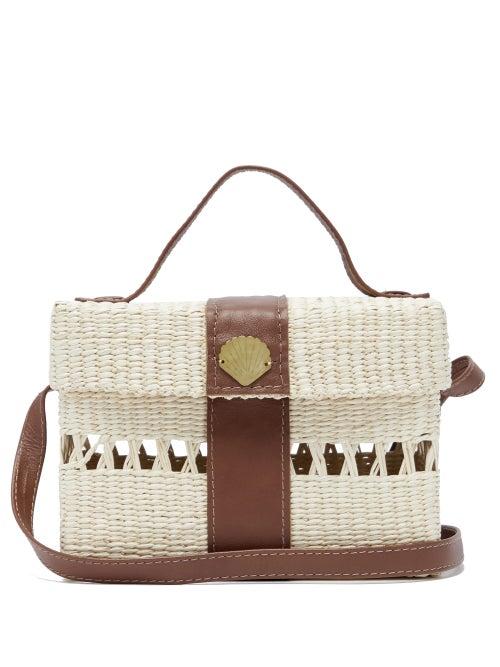 Matchesfashion.com Sensi Studio - X Loulou De Saison Straw Cross Body Bag - Womens - Beige Multi
