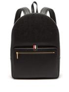Matchesfashion.com Thom Browne - Pebbled Leather Backpack - Mens - Black