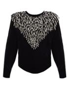 Matchesfashion.com Isabel Marant - Gabanoe Beaded Velvet Mini Dress - Womens - Black