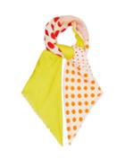 Matchesfashion.com Loewe - Polka Dot Print Wool Blend Scarf - Womens - Yellow