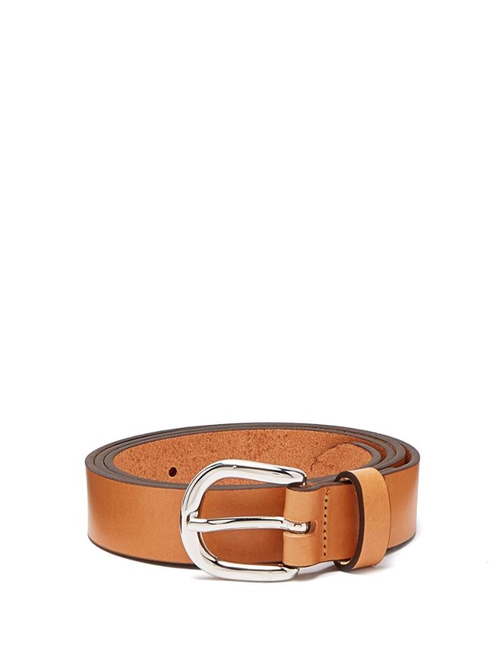 Isabel Marant Zap Skinny Leather Waist Belt