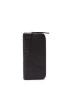 Matchesfashion.com Loewe - Puzzle Multi Texture Leather Wallet - Mens - Black