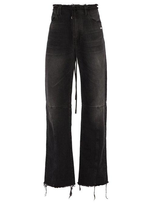 Matchesfashion.com Off-white - Straight Leg Jeans - Mens - Grey